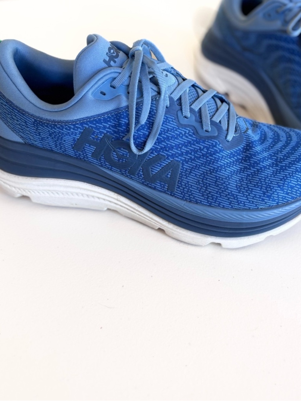 Hoka Men’s Gaviota 5 Blue Stability Running and Walking Shoes - Picture 7 of 9